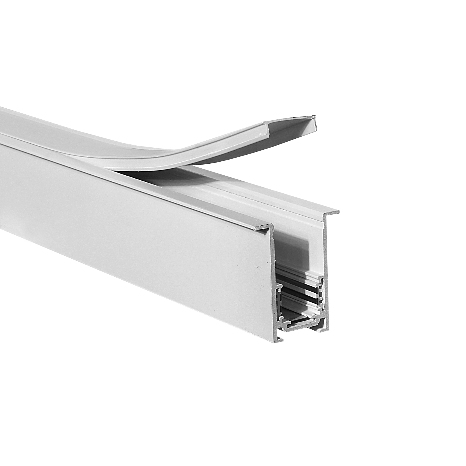 Szyna magnetyczna podtynkowa LL-20F biała 200cm Szyna magnetyczna podtynkowa LL-20F biała 200cm