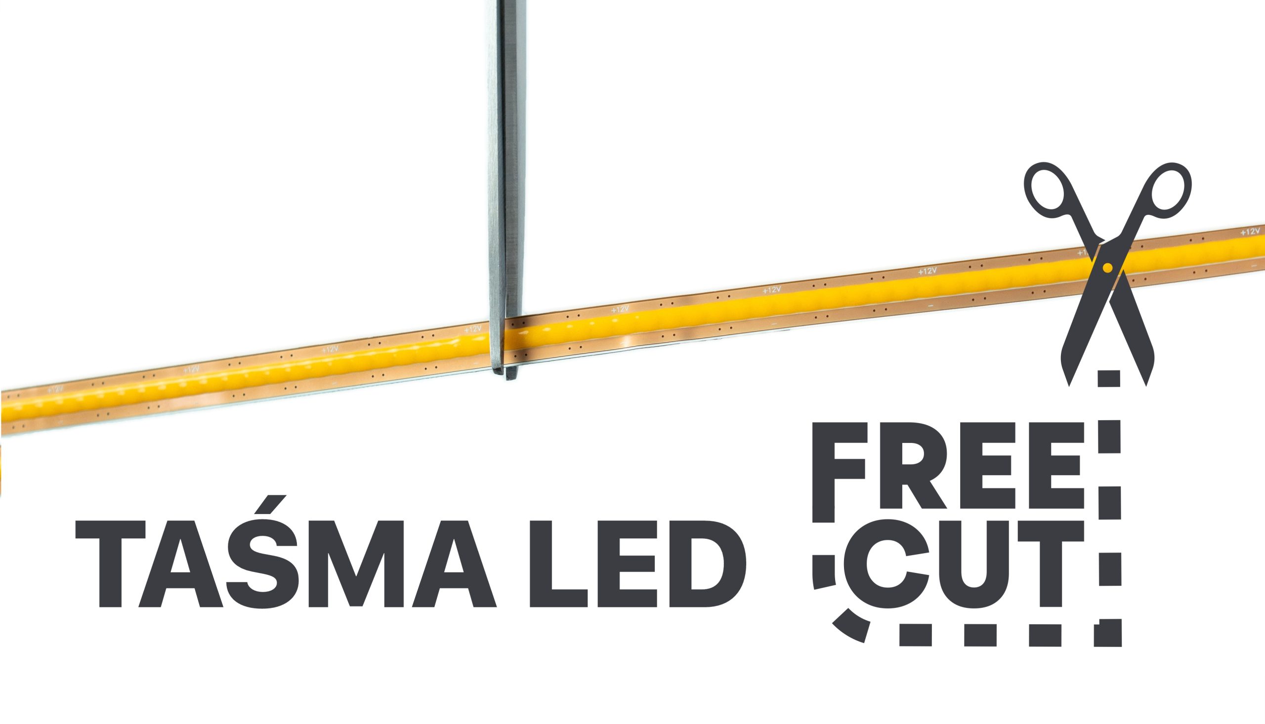 Taśma LED COB  24V 13W 528LED/m FREECUT 4000K CRI 90 - Rolka 30m.