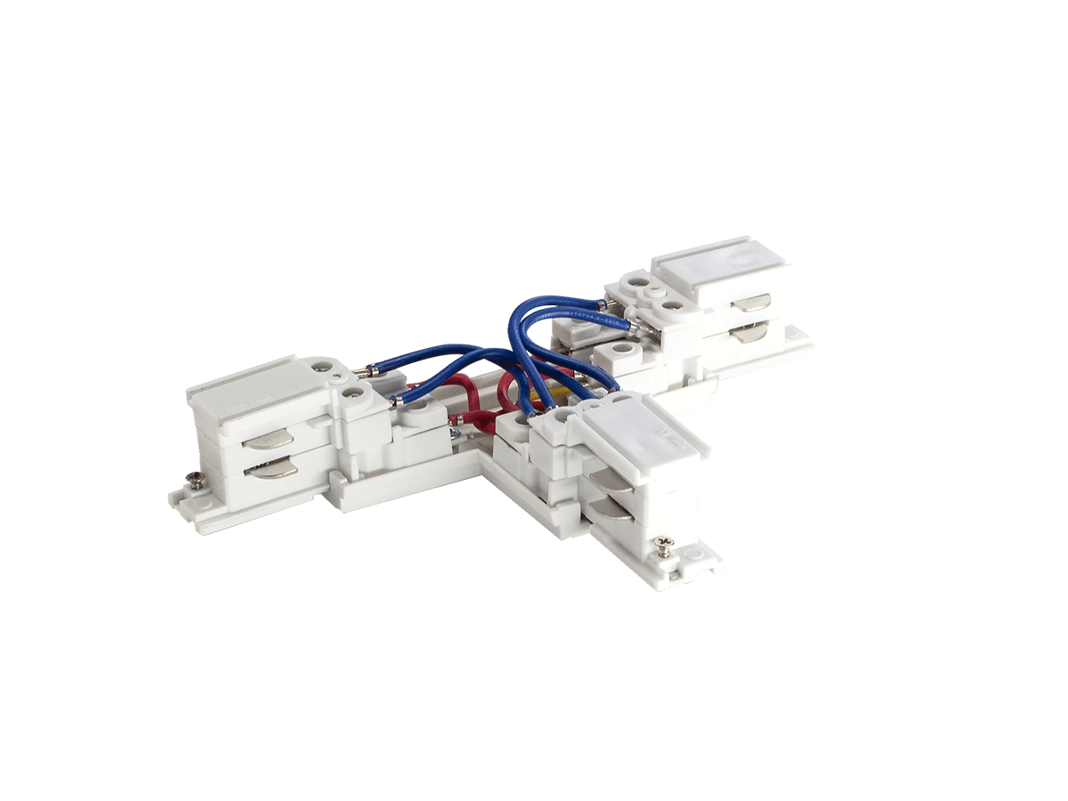 Trójnik do szyn 3-Fazowych Track System 230V biały Trójnik do szyn 3-Fazowych Track System 230V biały