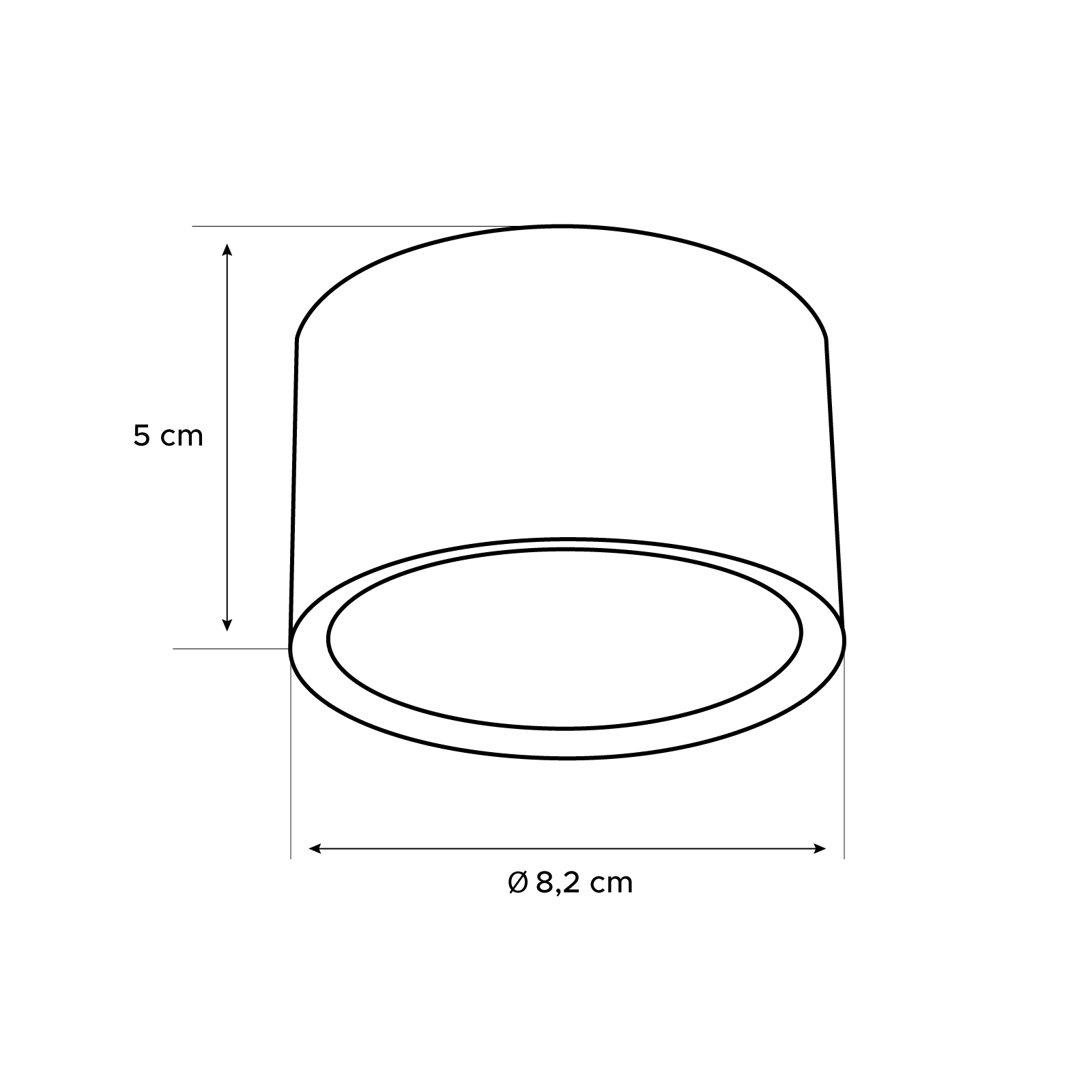 Tuba GX53 natynkowa biała CY-27
