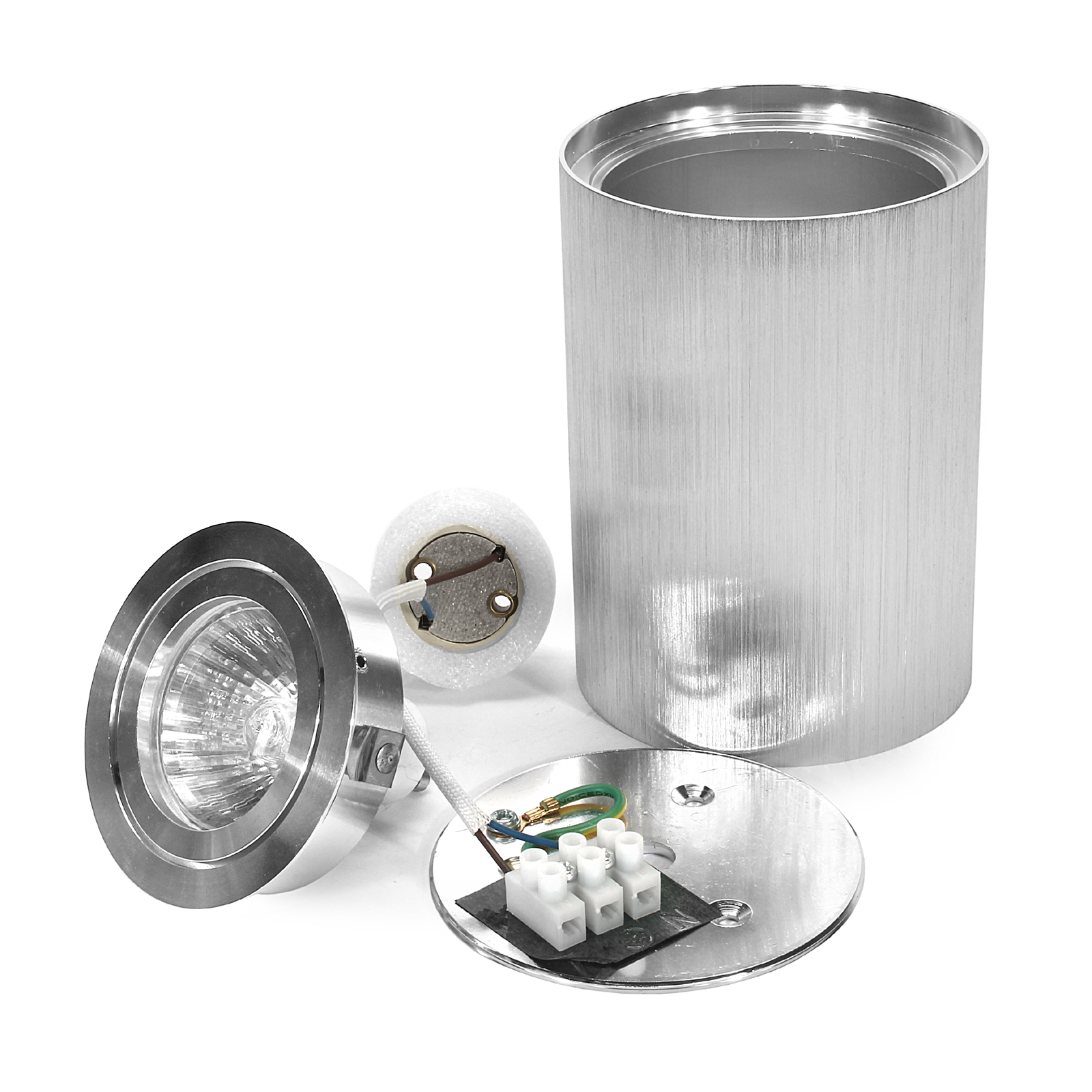 Tuba Gu10 srebrna szczotkowana Tuba Gu10 srebrna szczotkowana