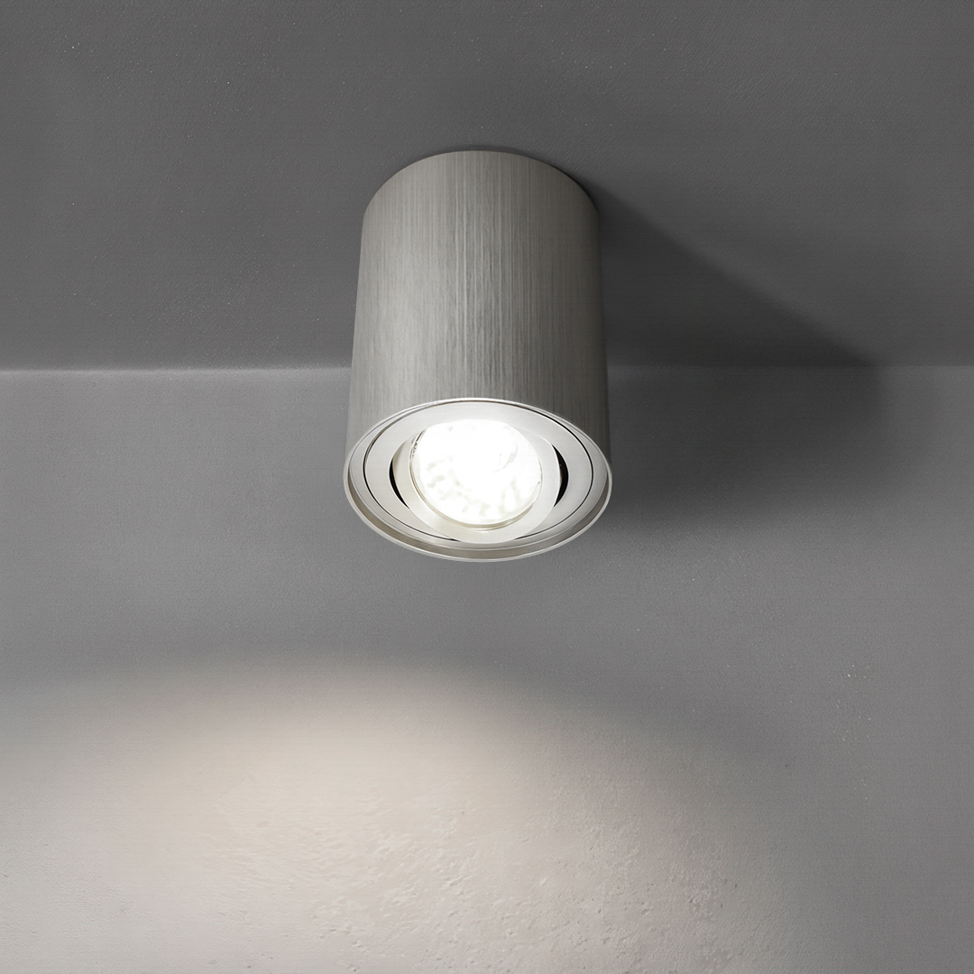 Tuba Gu10 srebrna szczotkowana Tuba Gu10 srebrna szczotkowana