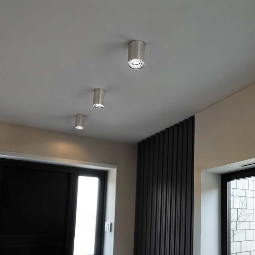 Tuba Gu10 srebrna szczotkowana Tuba Gu10 srebrna szczotkowana