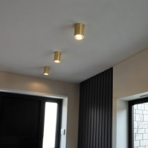 Tuba Gu10 złota PZE-911