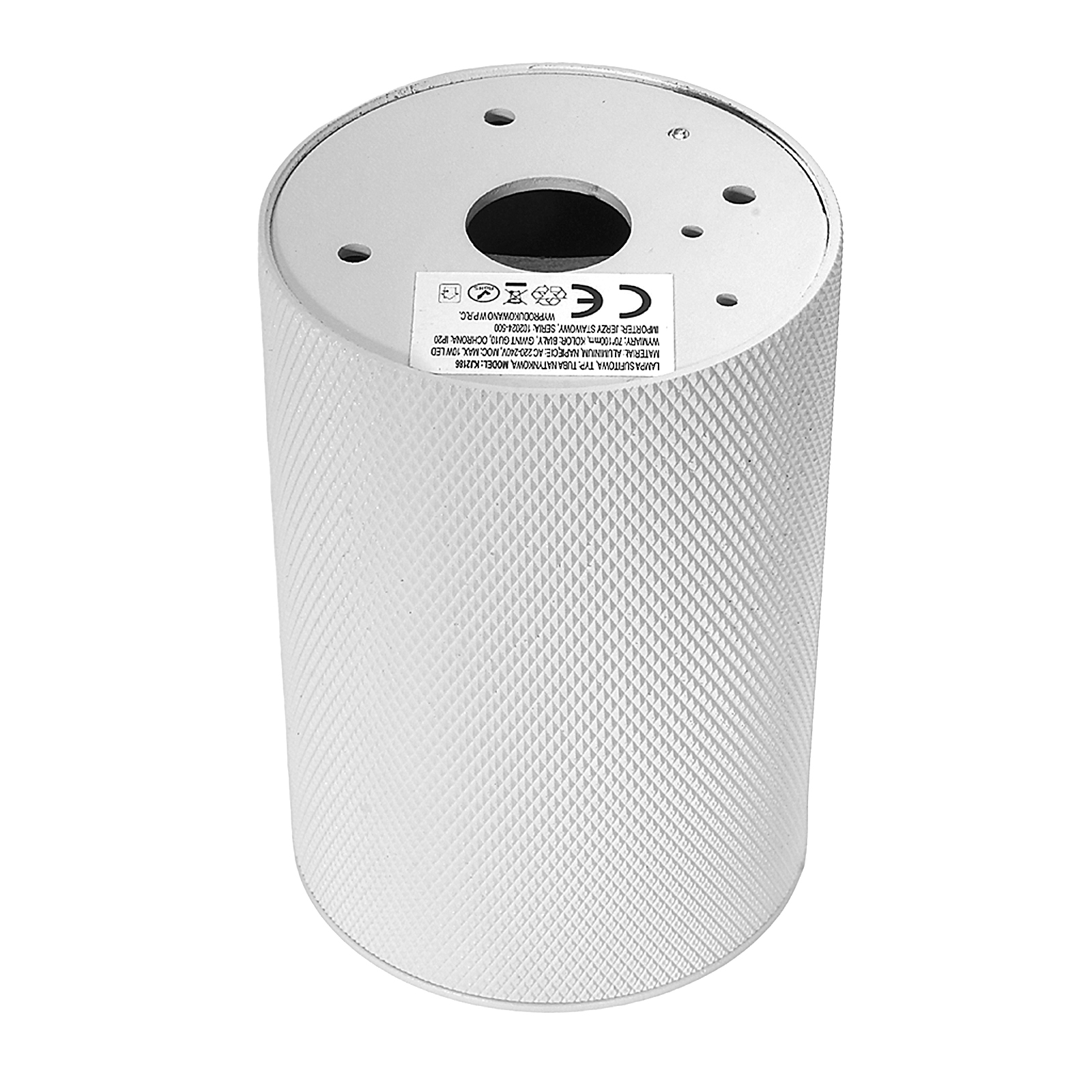 Tuba natynkowa Gu10 KJ2186 biały Tuba natynkowa Gu10 KJ2186 biały