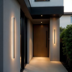 Zewnętrzny Kinkiet Elewacyjny LED 100cm UNO-BH-018 18W 4000K Czarny IP54