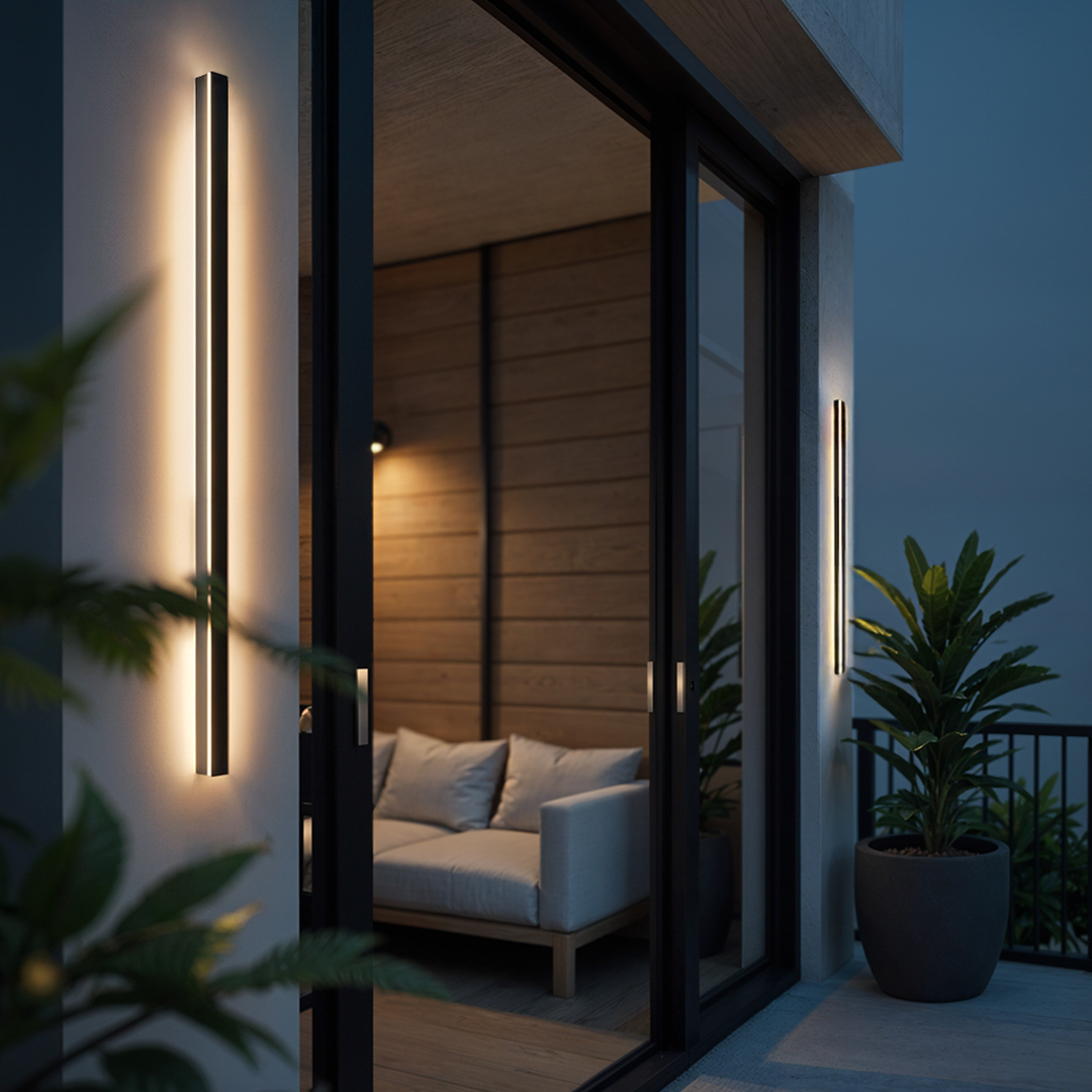 Zewnętrzny Kinkiet Elewacyjny LED 100cm UNO-BH-018 18W 4000K Czarny IP54 Zewnętrzny Kinkiet Elewacyjny LED 100cm UNO-BH-018 18W 4000K Czarny IP54