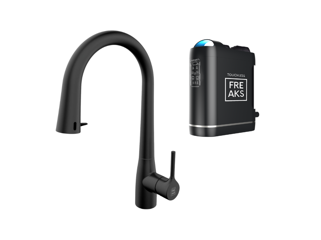 BEZDOTYKOWA BATERIA Z FILTREM WODY ODWRÓCONA OSMOZA – FREAK FILTER - CZARNY MAT BEZDOTYKOWA BATERIA Z FILTREM WODY ODWRÓCONA OSMOZA – FREAK FILTER - CZARNY MAT