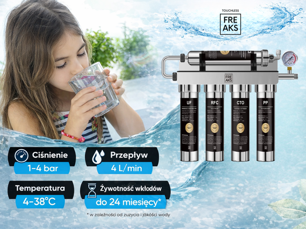 BEZDOTYKOWA BATERIA Z FILTREM WODY – FREAK SOAPSTREAM