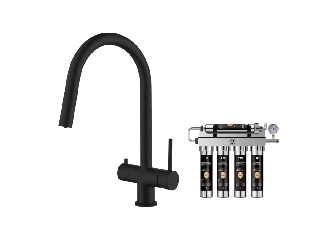 MANUALNA BATERIA Z FILTREM WODY – FREAK MANUAL 2 - CZARNY MAT