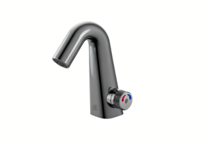 BEZDOTYKOWA BATERIA UMYWALKOWA DO ŁAZIENKI FREAK BATHROOM – CLASSIC - GUN METAL