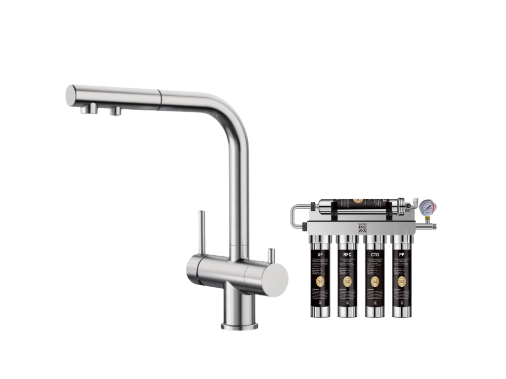 MANUALNA BATERIA Z FILTREM WODY – FREAK MANUAL - CHROM